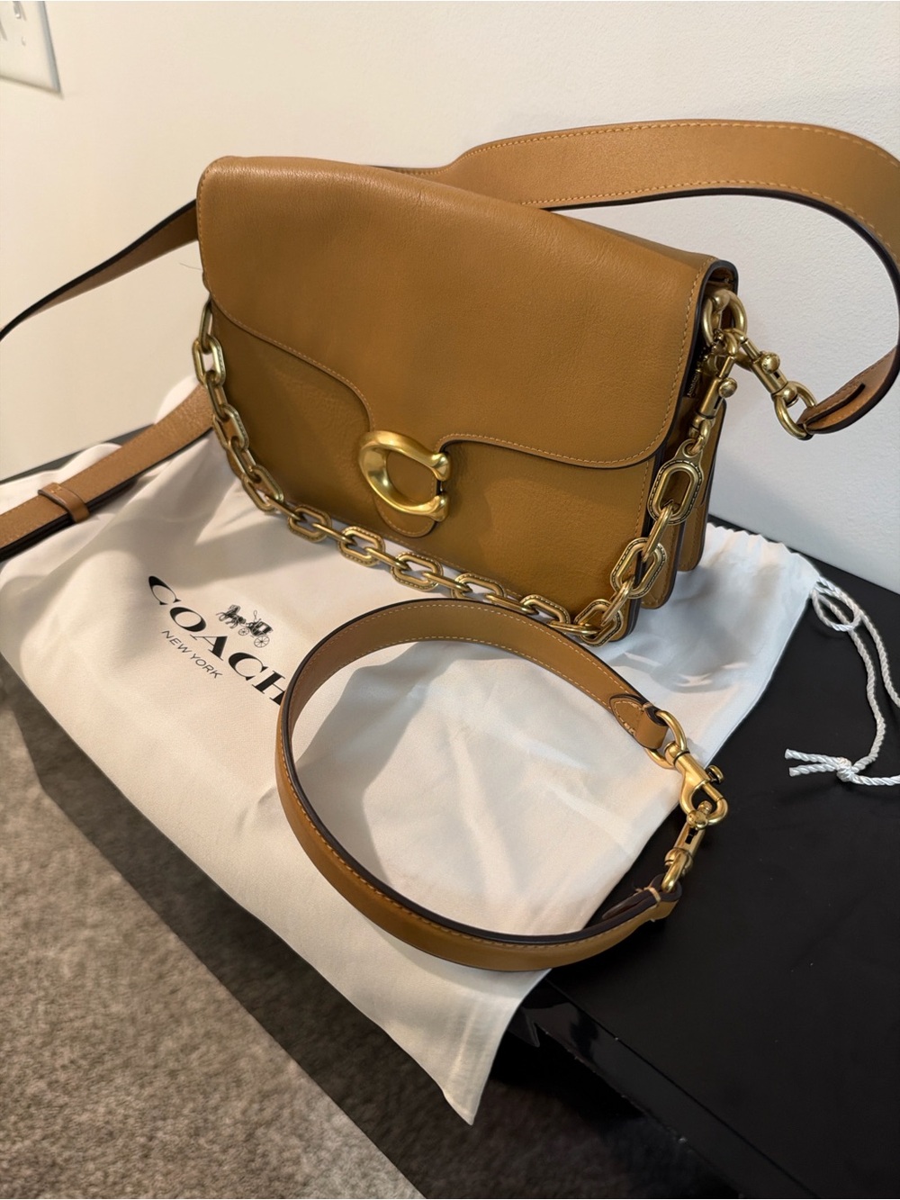 Coach Chain Tabby Shoulder Bag - Picture 5 of 8